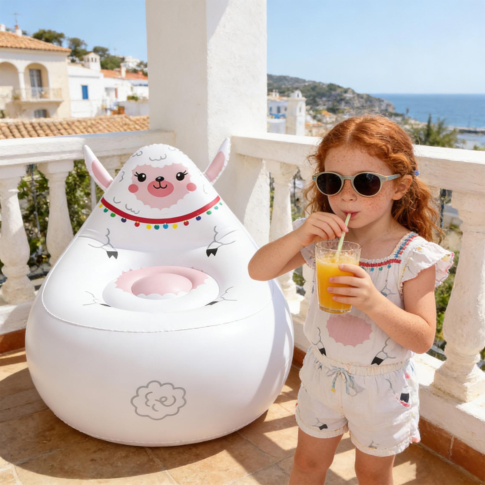 Outdoor Camping Couch - Inflatable Chair For Kids Portable Animal
