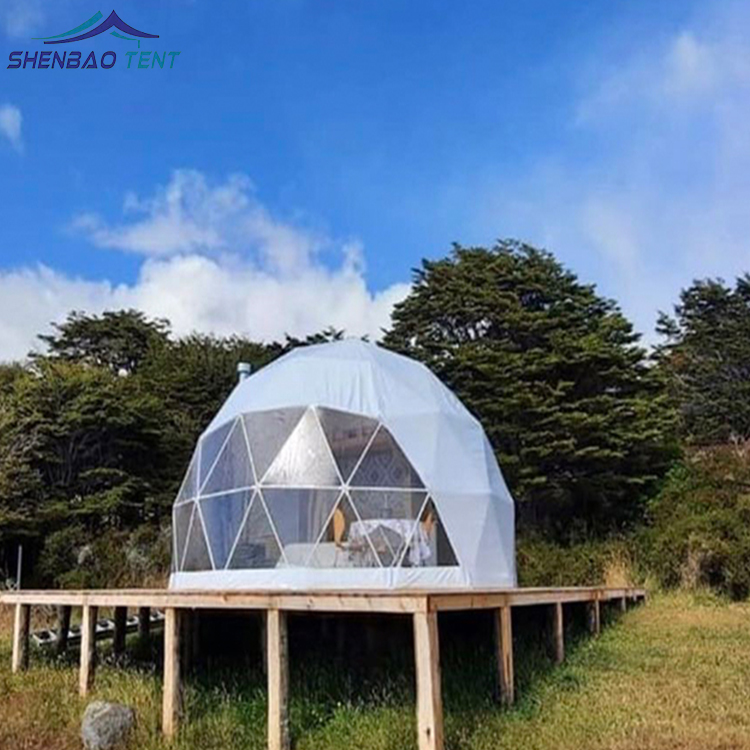 Outdoor Camping And Glamping - Outdoor Pvc Camping Aluminum Tent Luxury