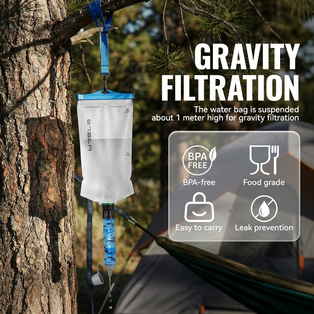 WRELS Outdoor Hiking Mini Camp - đánh giá và giá Portable Water Filter