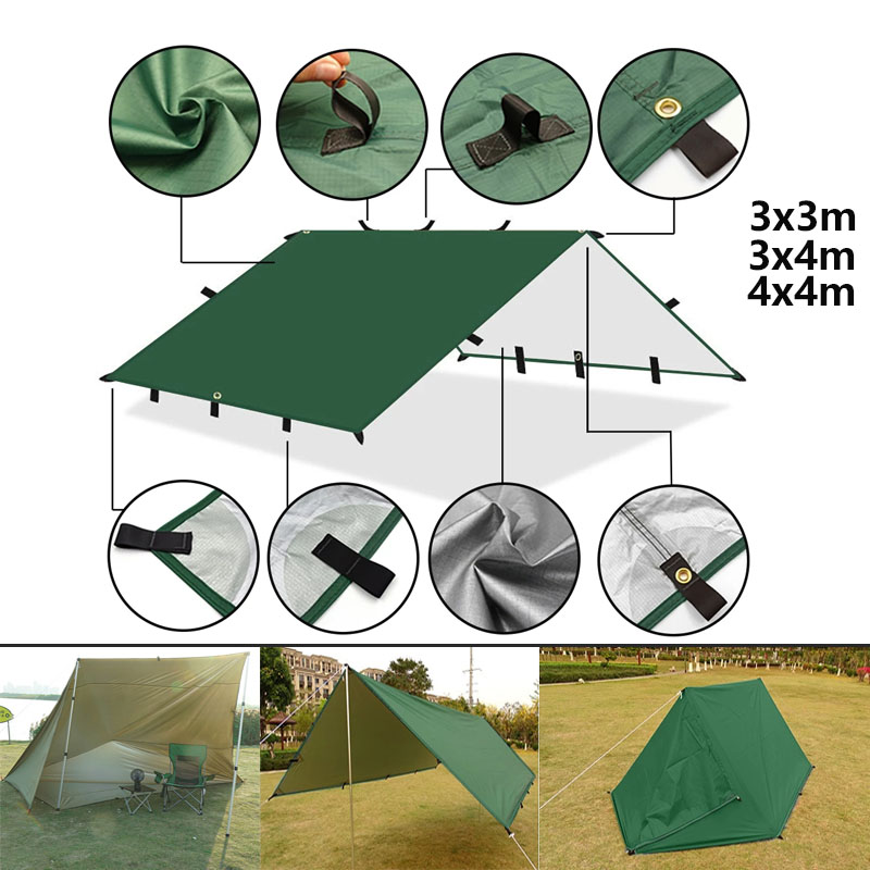 4x4m 4x3m 3x3m 19 Hang Points  - đánh giá và giá Outdoor Camping Automatic Quick Opening Tent