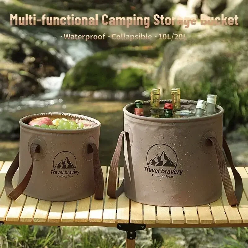 5/10/20L Folding Portable Buck - đánh giá và giá Outdoor Camping Bathroom