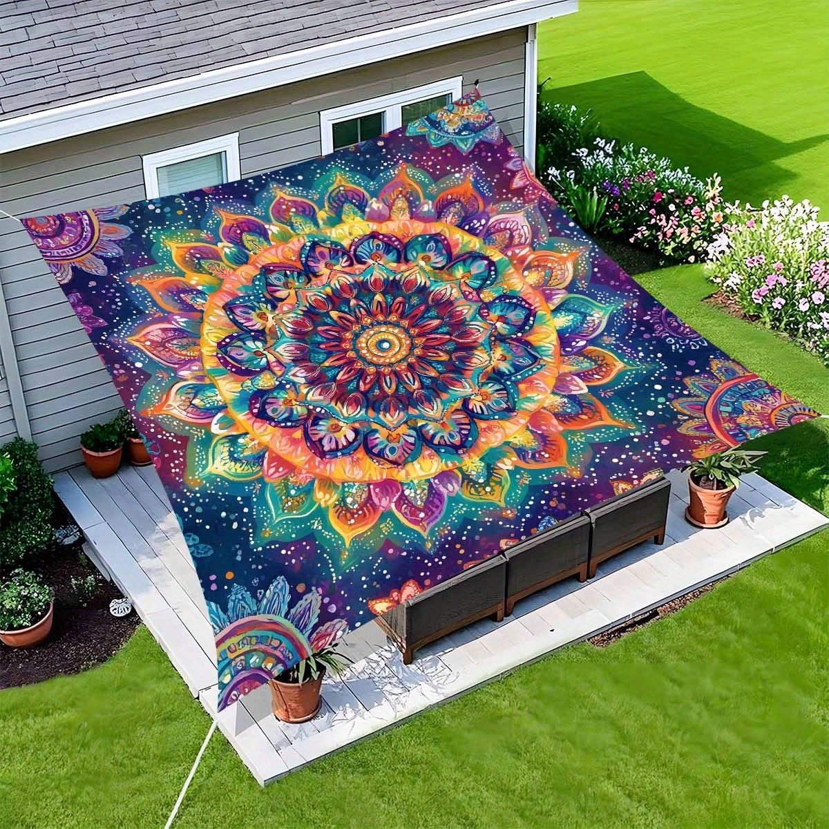 Color Flower Camping Sunshade  - đánh giá và giá Outdoor Camping House