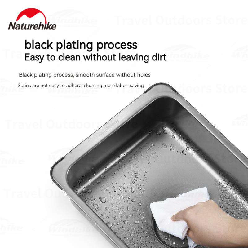 Naturehike Washing Sink Stainl - đánh giá và giá Outdoor Camping Sink