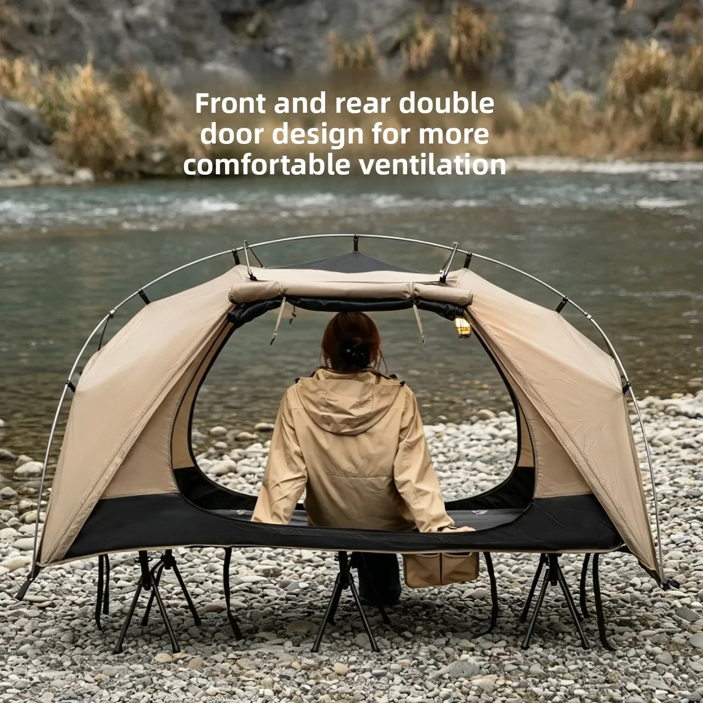 Mountainhiker Camping Cot Tent - đánh giá và giá Outdoor Camping Automatic Quick Opening Tent