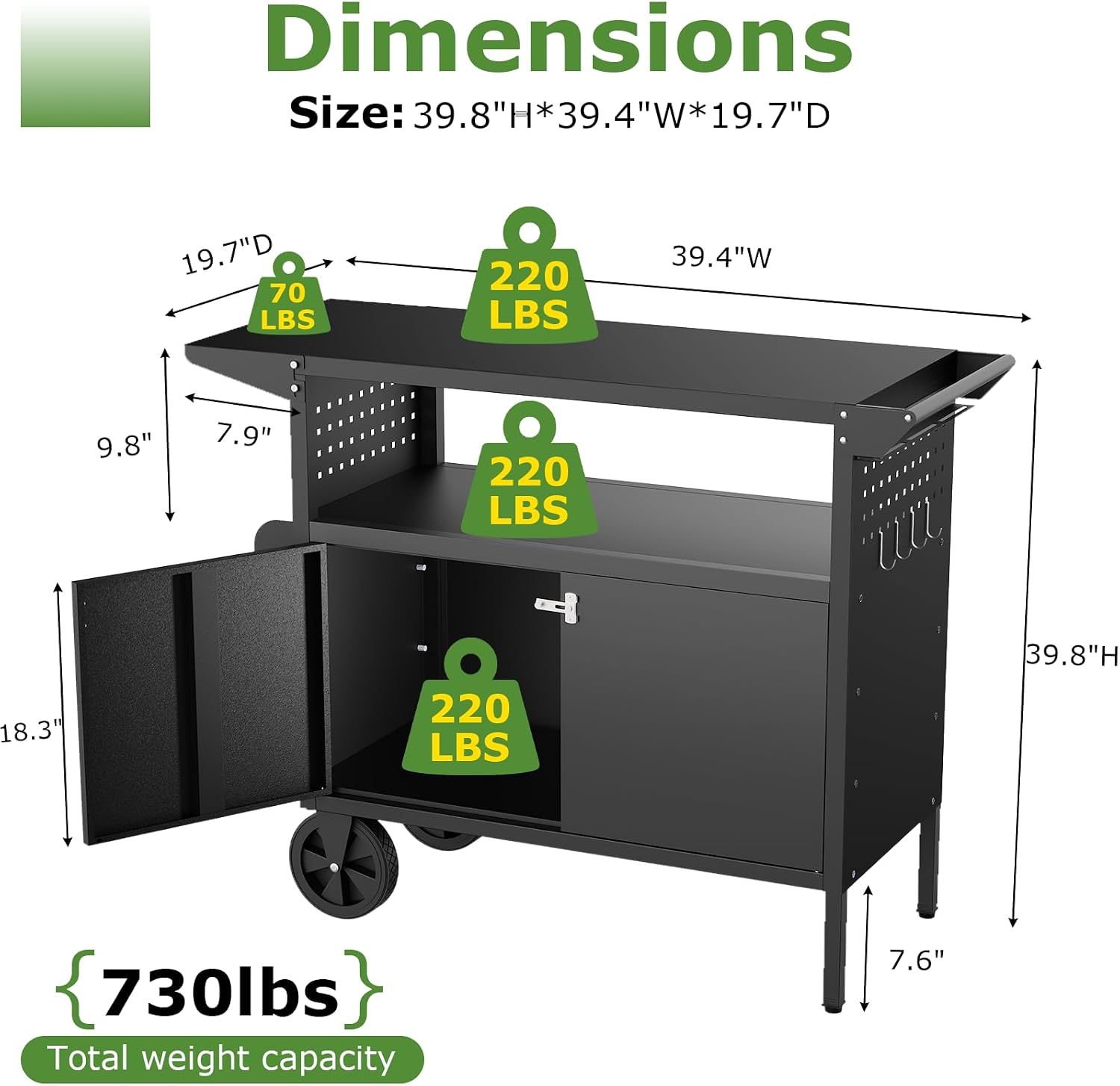 Outdoor Grill Cart Table With  - đánh giá và giá Kitchen Outdoor Camping