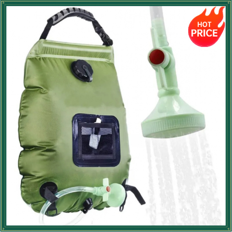 Solar Shower Bag 20L Outdoor S - đánh giá và giá Outdoor Camping Hot Water Shower