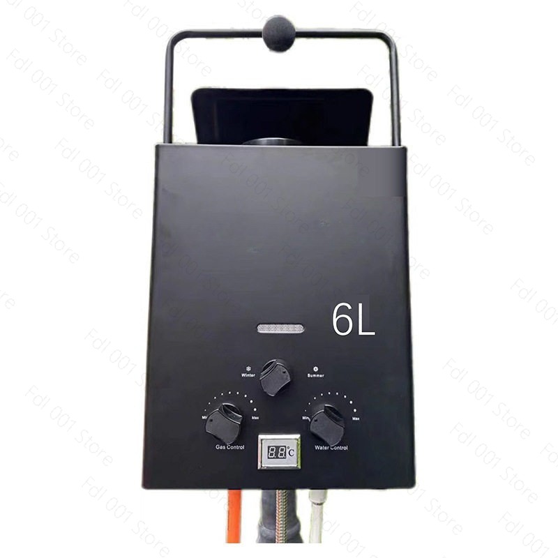 6L Portable Tankless Gas Water - đánh giá và giá Outdoor Camping Hot Water Shower