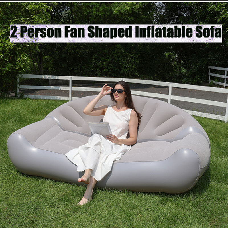 Fan Shaped Inflatable Sofa 2 P - đánh giá và giá Outdoor Camping Couch