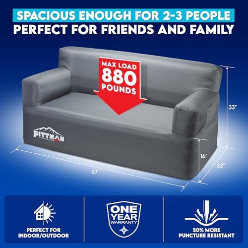 Pittman - Inflatable Couch wit - đánh giá và giá Outdoor Camping Couch