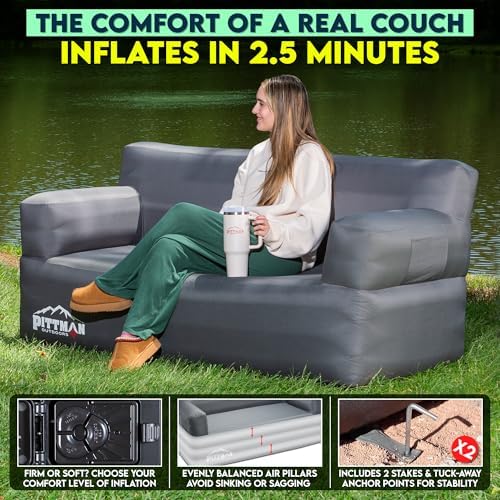 Pittman - Inflatable Couch wit - đánh giá và giá Outdoor Camping Couch
