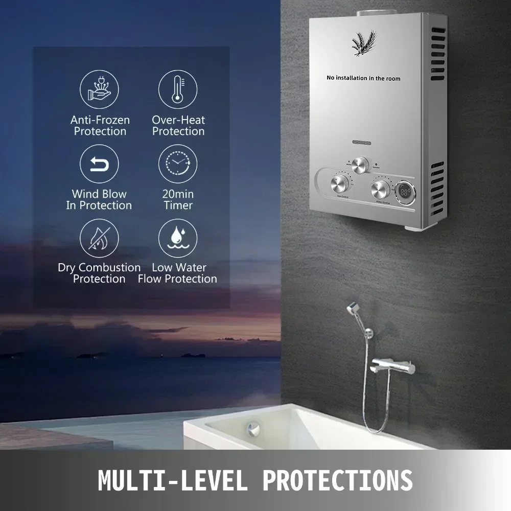 SIHAO 12L 16L 18L GPM LPG Gas  - đánh giá và giá Outdoor Camping Bathroom