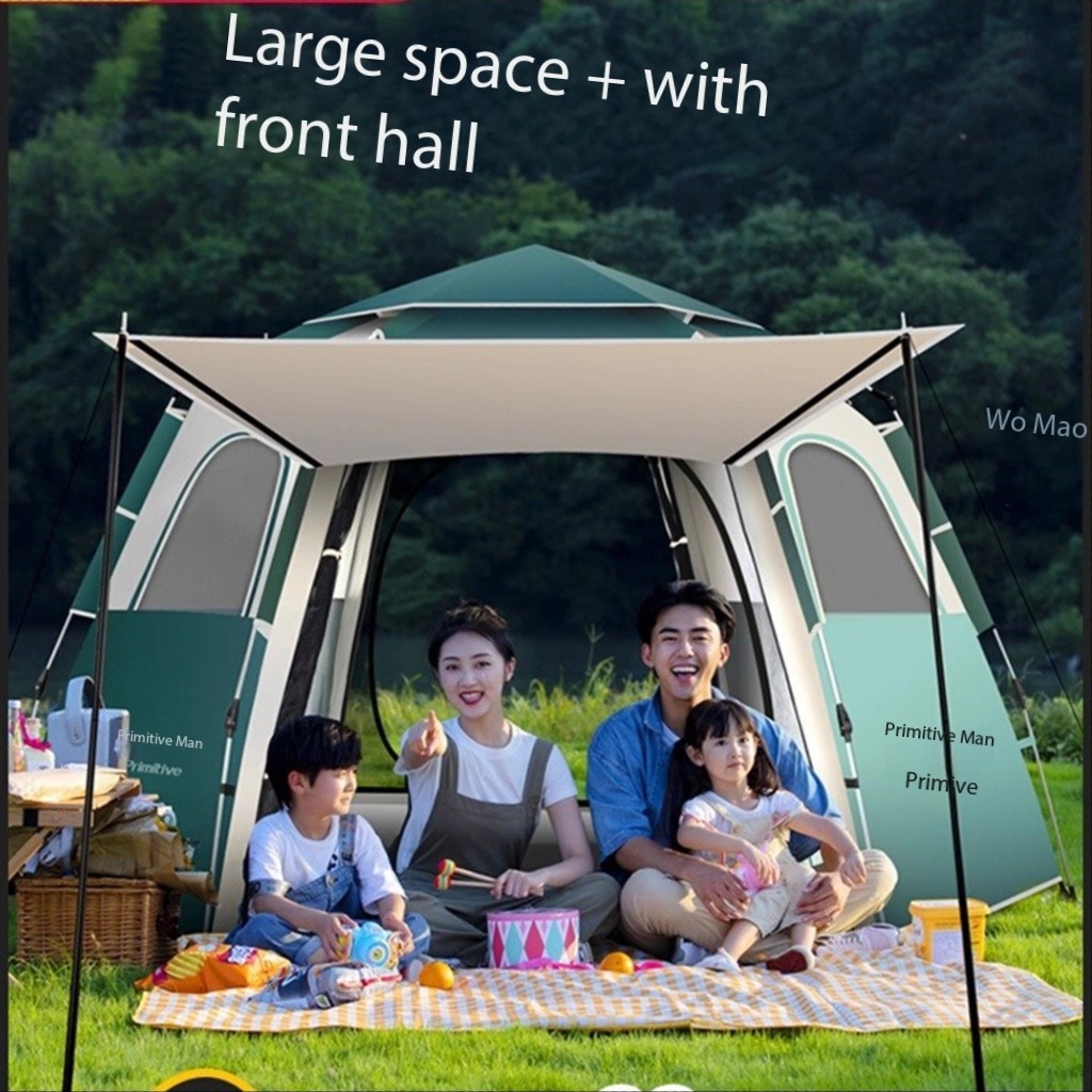 캠핑용품 땡처리 6-8 Person Camping Eq - đánh giá và giá Outdoor Camping Automatic Quick Opening Tent