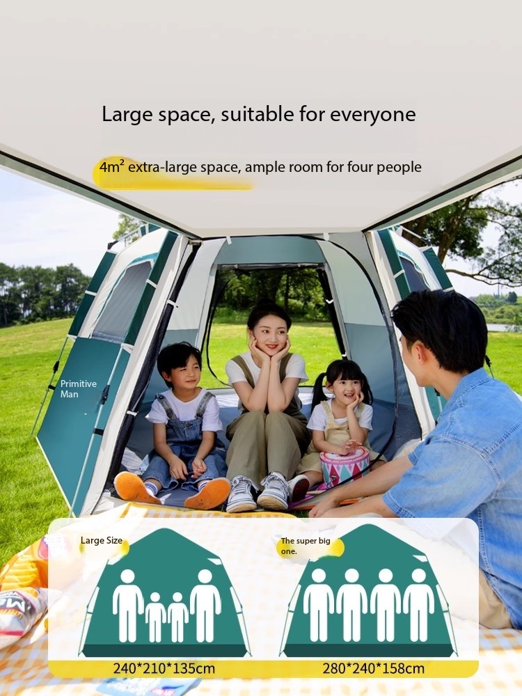 캠핑용품 땡처리 6-8 Person Camping Eq - đánh giá và giá Outdoor Camping Automatic Quick Opening Tent