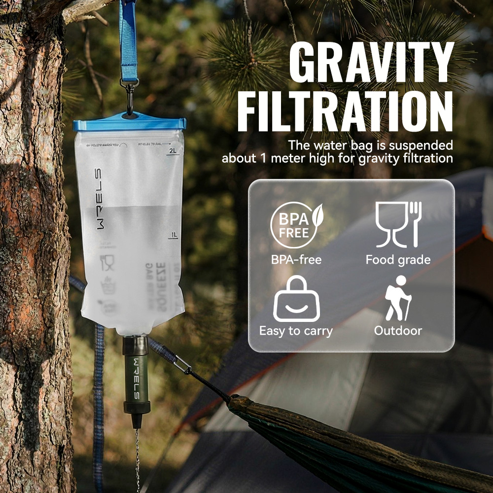 WRELS Outdoor Water Purifier H - đánh giá và giá Portable Water Filter