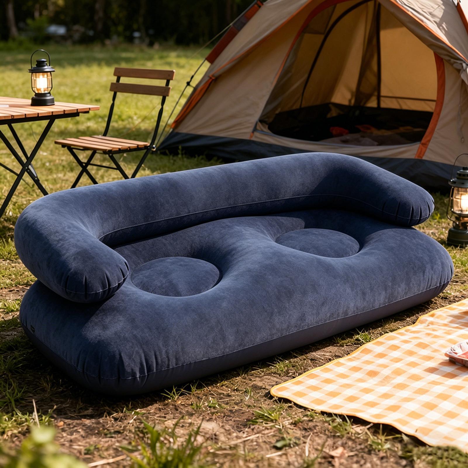 Double Inflatable Air Sofa Two - đánh giá và giá Outdoor Camping Couch