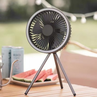 Portable Camping Fan with LED  - đánh giá và giá Outdoor Camping House