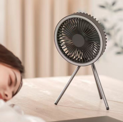 Portable Camping Fan with LED  - đánh giá và giá Outdoor Camping House