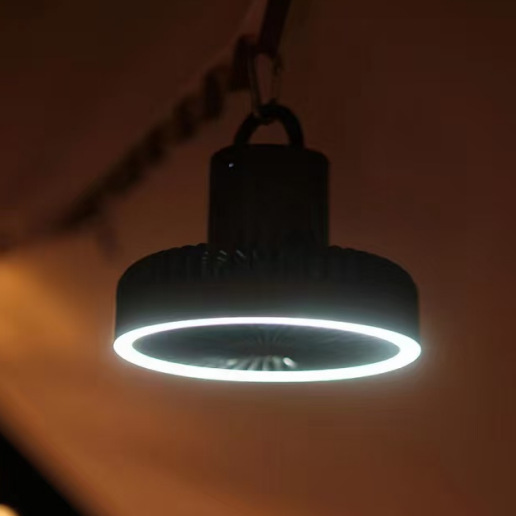 Portable Camping Fan with LED  - đánh giá và giá Outdoor Camping House