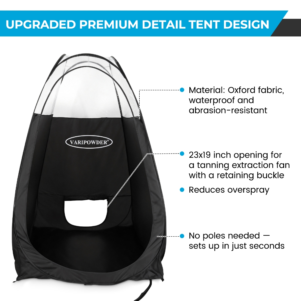 Black Spray Tanning Tent Porta - đánh giá và giá Outdoor Camping Automatic Quick Opening Tent
