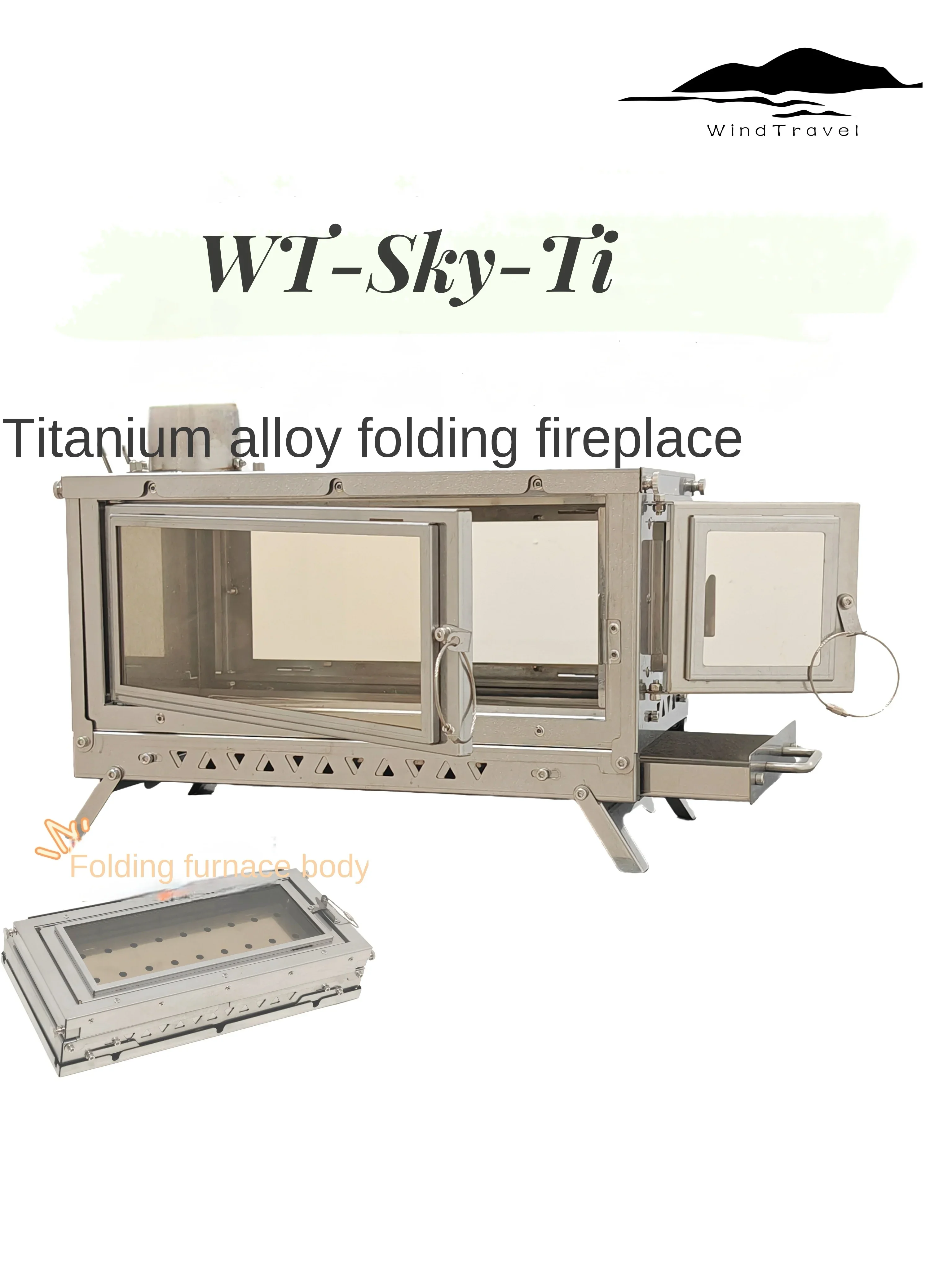 WT-Sky-Ti titanium alloy foldi - đánh giá và giá Outdoor Camping Sink
