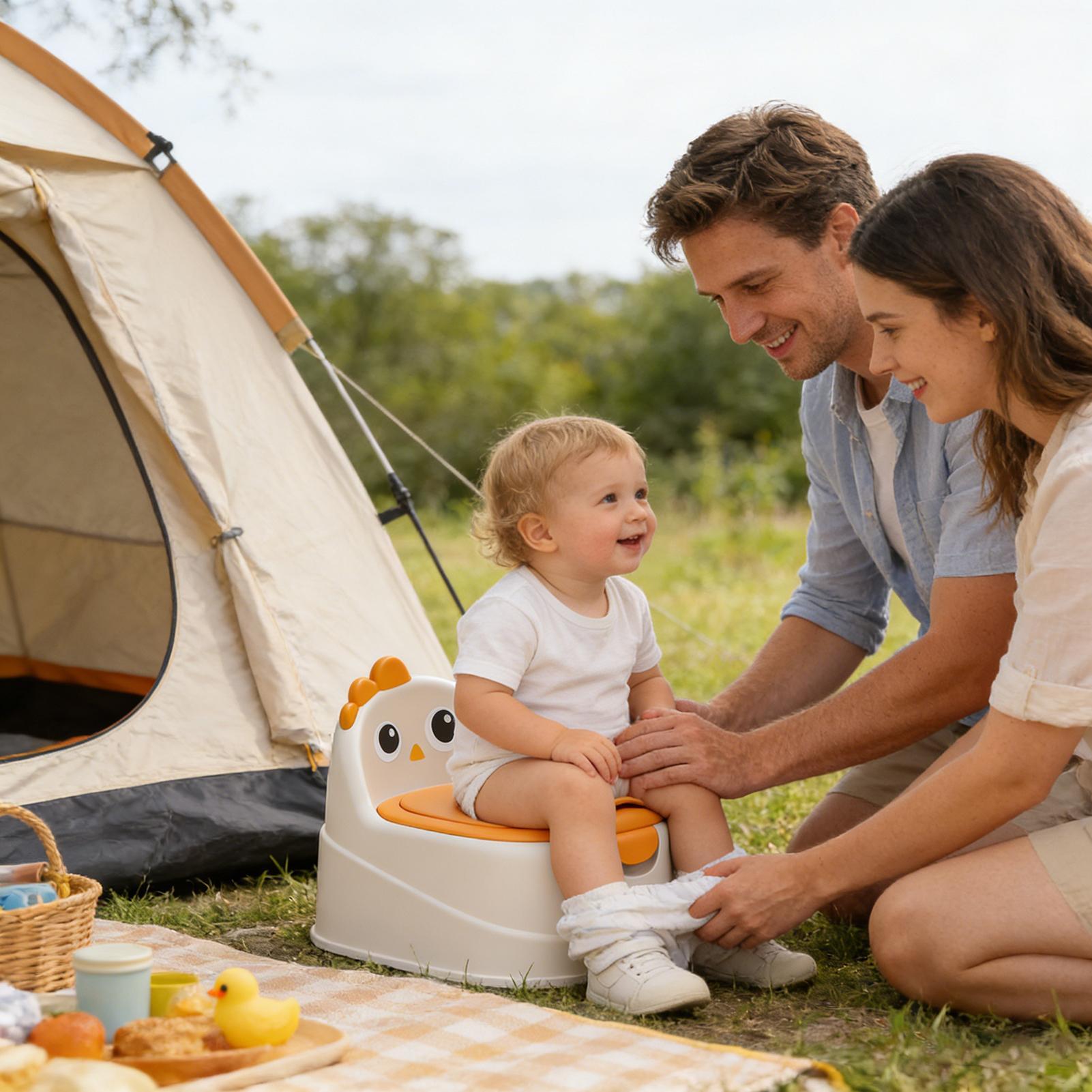 Potty Training Toilet Portable - đánh giá và giá Outdoor Camping Bathroom
