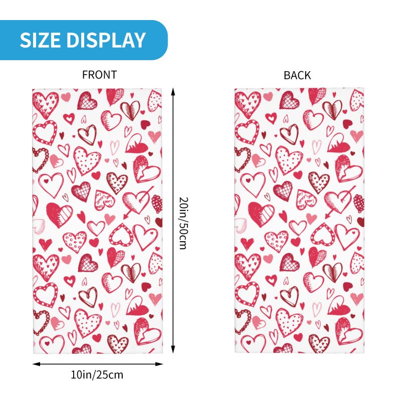 Pink Red Love Hearts Bandana N - đánh giá và giá Outdoor Camping Youtube