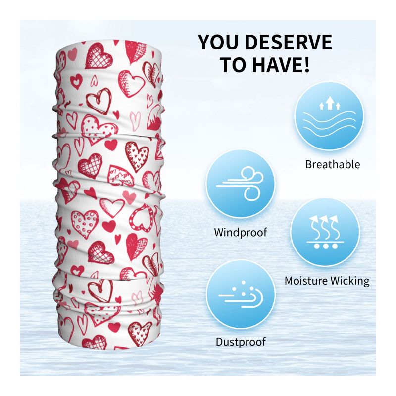 Pink Red Love Hearts Bandana N - đánh giá và giá Outdoor Camping Youtube