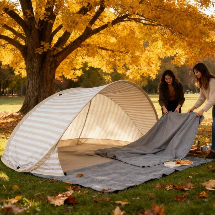 2-Second Pop-Up 2-Person Beach - đánh giá và giá Outdoor Camping Automatic Quick Opening Tent