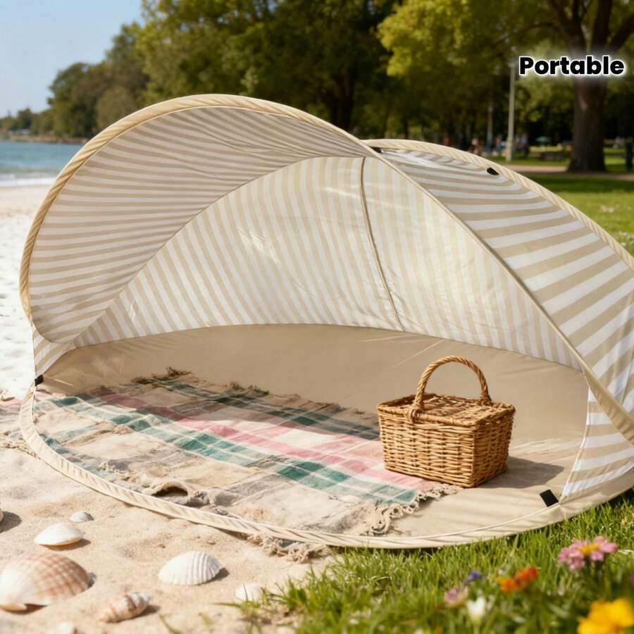 2-Second Pop-Up 2-Person Beach - đánh giá và giá Outdoor Camping Automatic Quick Opening Tent