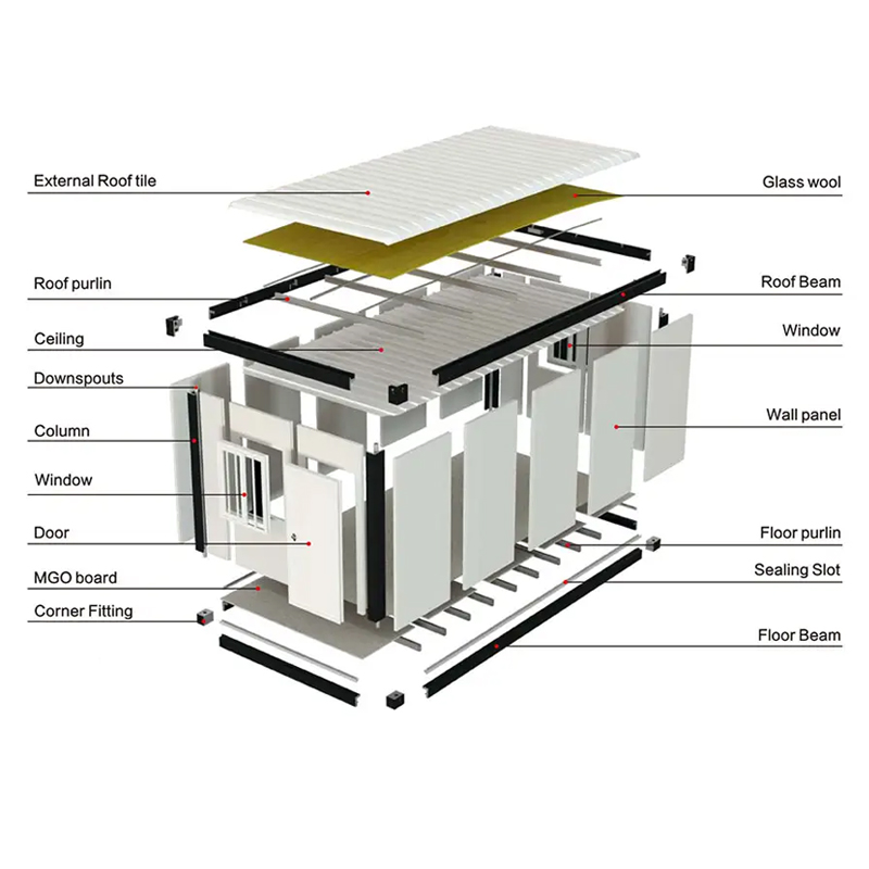 Factory Price Modern Style Pre - đánh giá và giá Outdoor Camping House