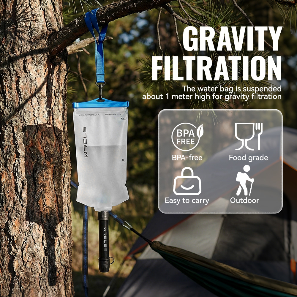 WRELS Outdoor Water Purifier P - đánh giá và giá Portable Water Filter