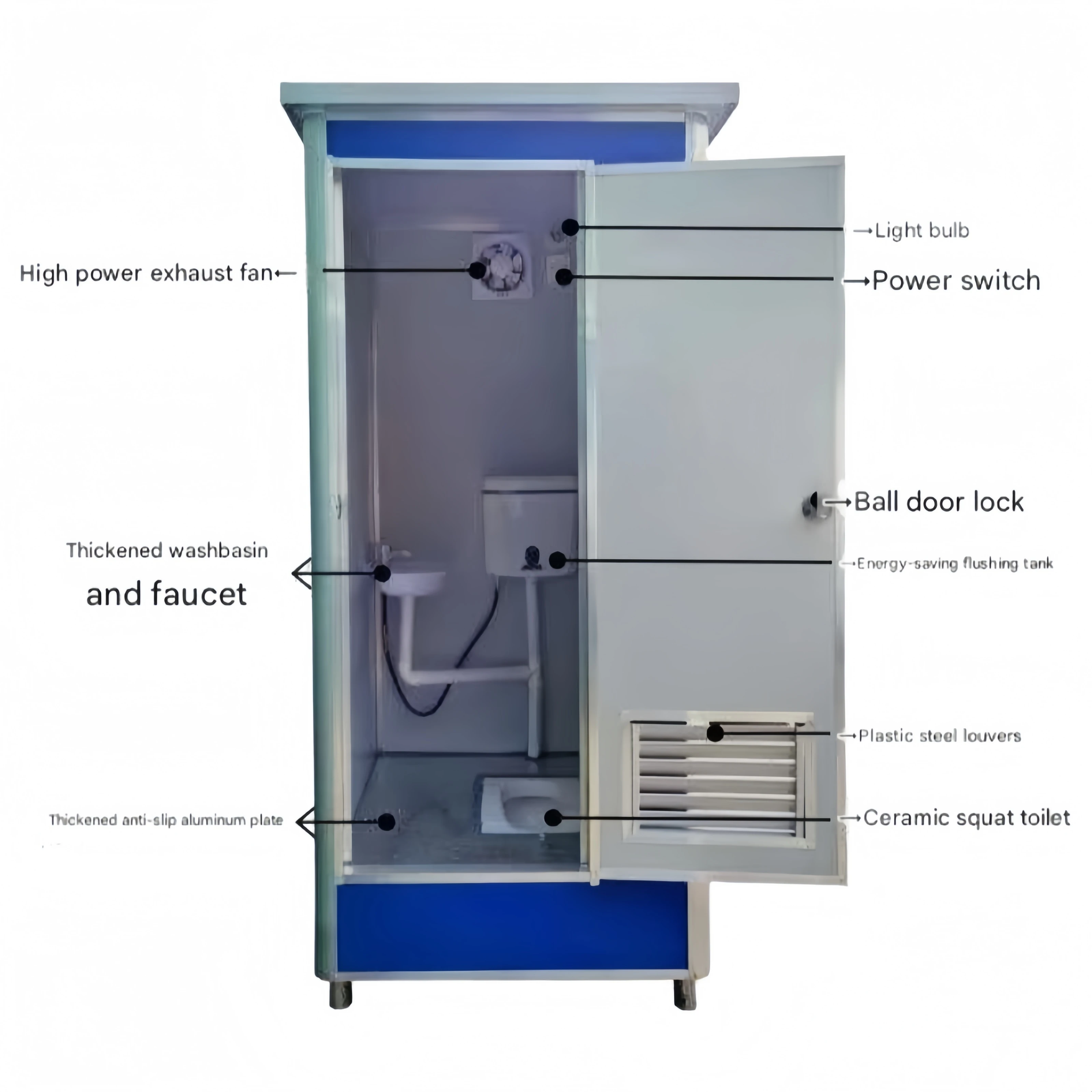 2026 Outdoor Portable Toilet a - đánh giá và giá Outdoor Camping Bathroom