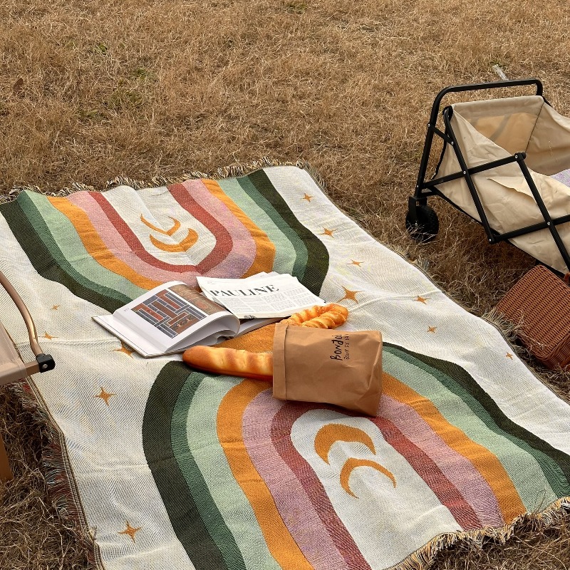 Extra Thick Soft Rainbow Strip - đánh giá và giá Outdoor Camping Decor Ideas