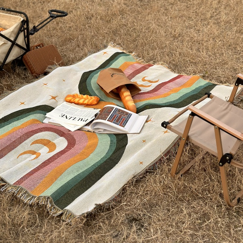 Extra Thick Soft Rainbow Strip - đánh giá và giá Outdoor Camping Decor Ideas