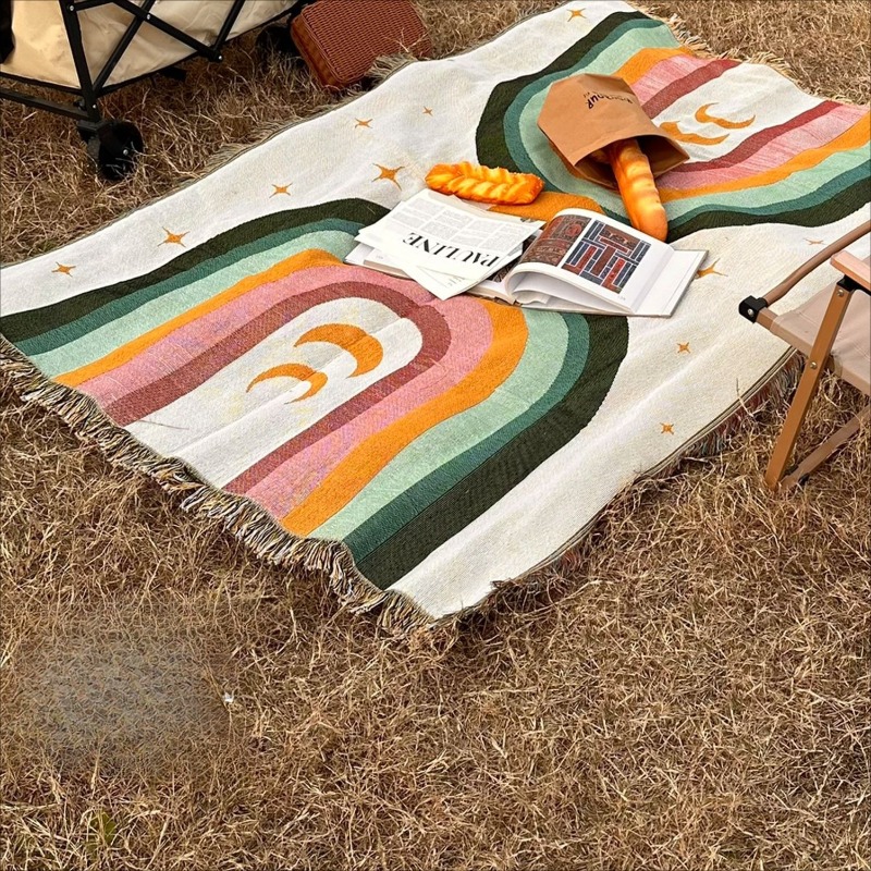 Extra Thick Soft Rainbow Strip - đánh giá và giá Outdoor Camping Decor Ideas