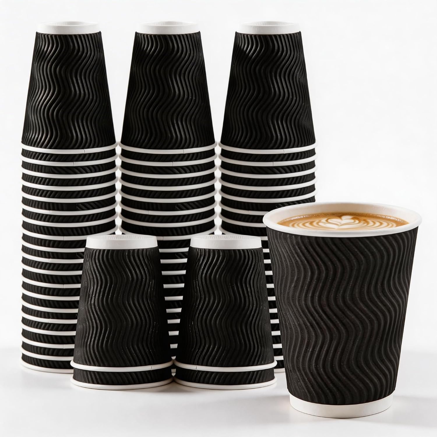50 Pack 12oz Ripple Wall Dispo - đánh giá và giá Outdoor Camping Wallpaper