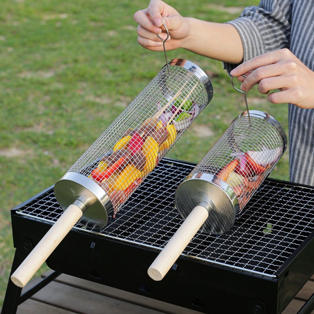 Stainless Steel Rolling BBQ Gr - đánh giá và giá Outdoor Camping Youtube