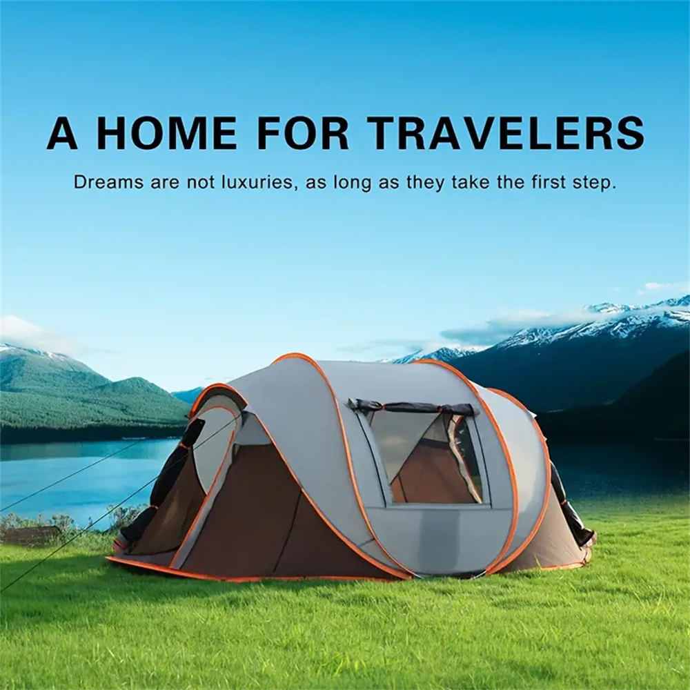 5-8 People Quick Opening Hand  - đánh giá và giá Outdoor Camping Automatic Quick Opening Tent