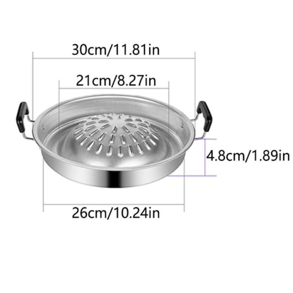 2 in 1 Hot Pot Grill Pan Non S - đánh giá và giá Kitchen Outdoor Camping