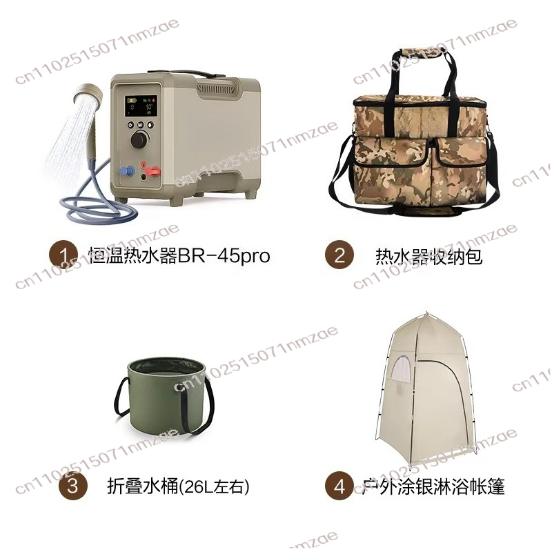 Outdoor Thermostatic Water Hea - đánh giá và giá Outdoor Camping Hot Water Shower