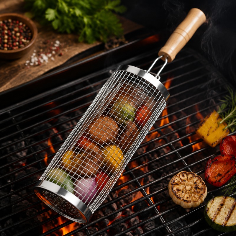 Round Barbecue Grill Basket Se - đánh giá và giá Outdoor Camping Youtube