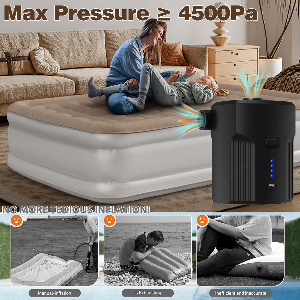 Portable Electric Air Pump for - đánh giá và giá Outdoor Camping Couch