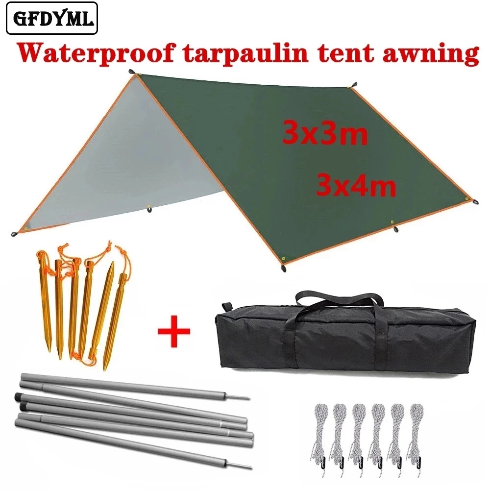 4x3m 3x3m Awning Waterproof Ta - đánh giá và giá Outdoor Camping Automatic Quick Opening Tent