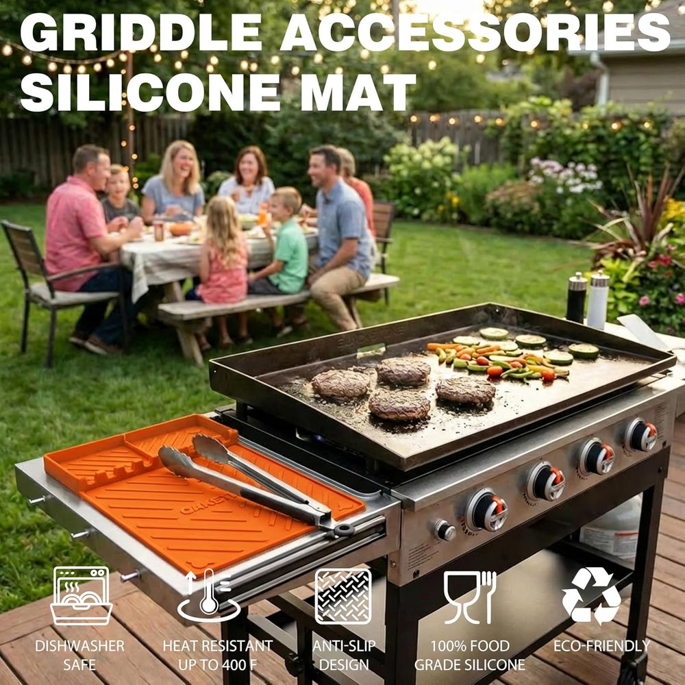 Silicone Grill Mats or Griddle - đánh giá và giá Kitchen Outdoor Camping