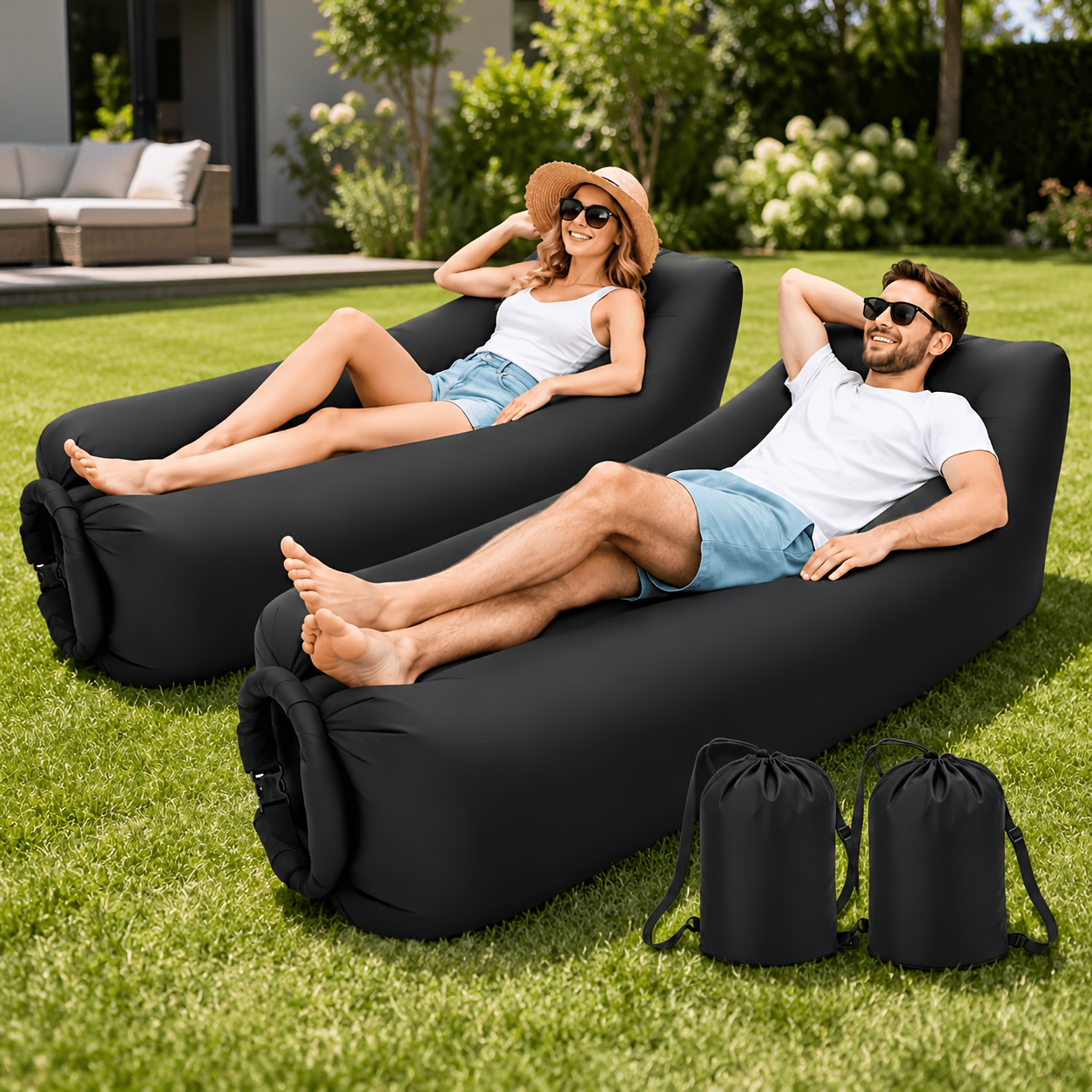 Inflatable 4-in-1 Sofa Set – P - đánh giá và giá Outdoor Camping Couch