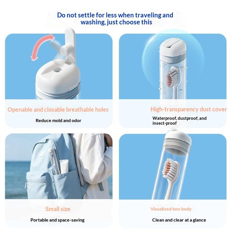 Portable Toothbrush Holder Box - đánh giá và giá Outdoor Camping Bathroom